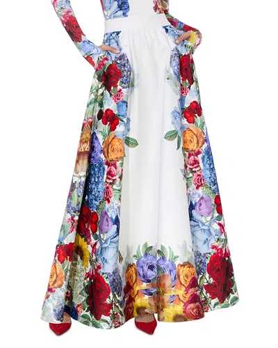 ALICE AND OLIVIA ALICE AND OLIVIA EARLA HIGH RISE FLARE SKIRT