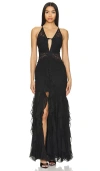 ALICE AND OLIVIA EDERA GOWN