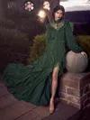Alice And Olivia Elea Maxi Dress In Green