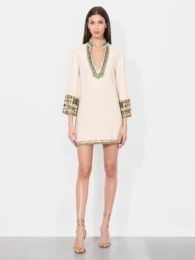 Alice And Olivia Eleonora Embellished Tunic Dress