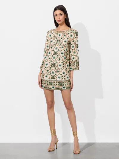 Alice And Olivia Eleonora Embellished Tunic Dress