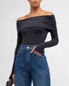 ALICE AND OLIVIA ELIA OFF-SHOULDER BODYSUIT