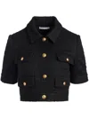 Alice And Olivia Elle Jacket In 黑色