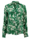 ALICE AND OLIVIA ELOISE BLOUSE IN CENTRAL PARK