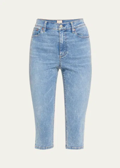 ALICE AND OLIVIA EMMIE HIGH-RISE CLAM DIGGER JEANS