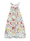 Alice And Olivia Diana Sleeveless Structured Midi Dress In Multi