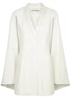 Alice And Olivia Esther Blazer Dress In Off White