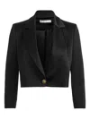Alice And Olivia Esther Shawl Collar Blazer In Black