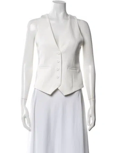 Pre-owned Alice And Olivia Evening Jacket In White