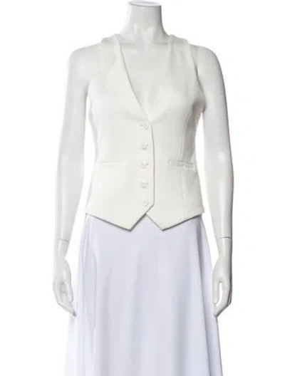 Pre-owned Alice And Olivia Evening Jacket In White