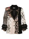 Alice And Olivia Faie Blazer In Pattern
