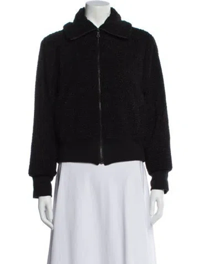 Pre-owned Alice And Olivia Faux Fur Jacket In Black