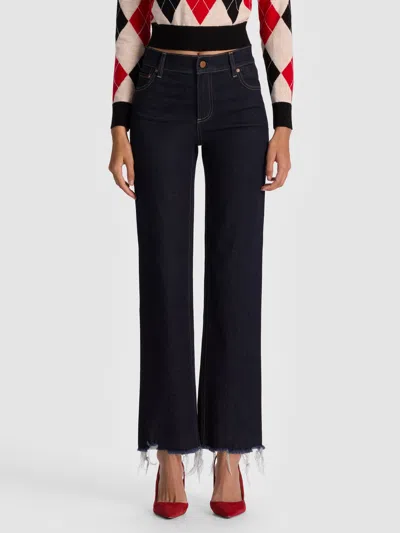 Alice And Olivia Fierce Jean In Blue