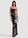 Alice And Olivia Fifi Venus Floral Maxi Dress In Multi