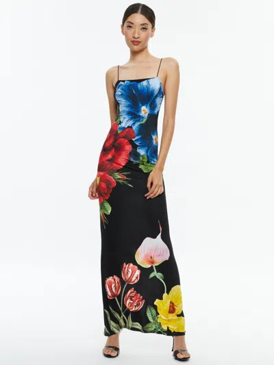 Alice And Olivia Fifi Maxi Dress In Green