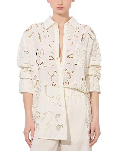 ALICE AND OLIVIA ALICE AND OLIVIA FINELY LASER CUT SHIRT