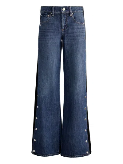 ALICE AND OLIVIA FLARED LEG DENIM JEANS