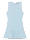 Alice And Olivia Isa Mini Dress In Blue