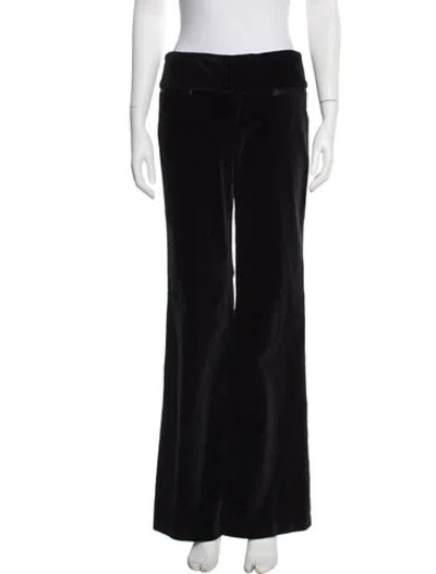 Pre-owned Alice And Olivia Flared Pants In Black