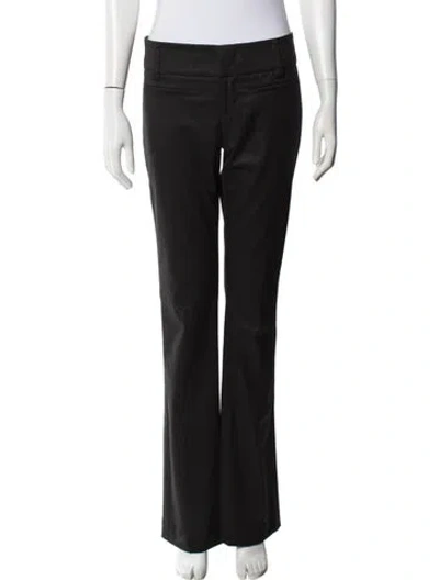 Pre-owned Alice And Olivia Flared Pants In Black