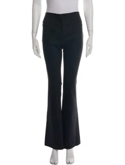 Pre-owned Alice And Olivia Flared Pants In Black