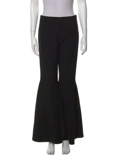 Pre-owned Alice And Olivia Flared Pants In Black
