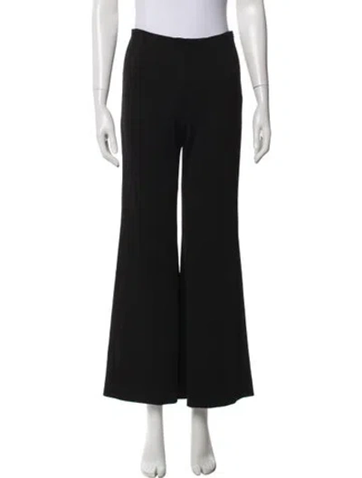 Pre-owned Alice And Olivia Flared Pants In Black