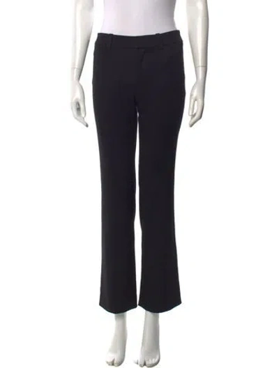 Pre-owned Alice And Olivia Flared Pants In Black