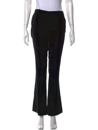 Pre-owned Alice And Olivia Flared Pants In Black