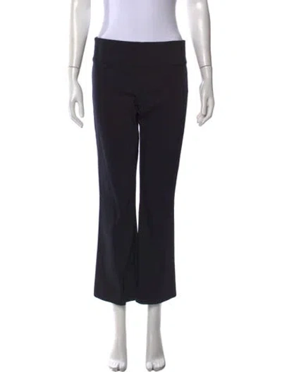 Pre-owned Alice And Olivia Flared Pants In Black