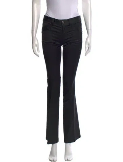 Pre-owned Alice And Olivia Flared Pants In Black