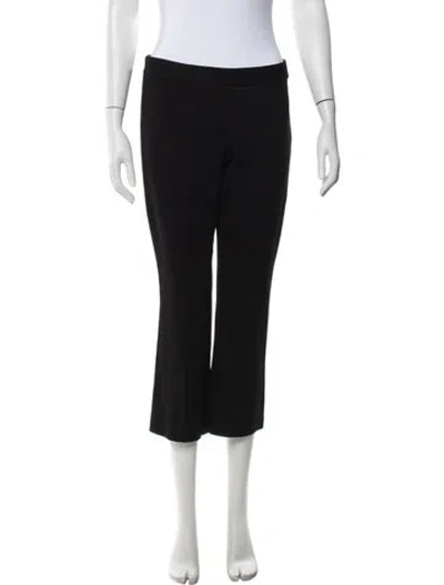 Pre-owned Alice And Olivia Flared Pants In Black