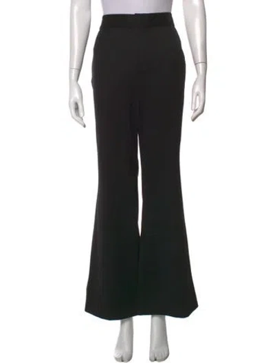 Pre-owned Alice And Olivia Flared Pants In Black