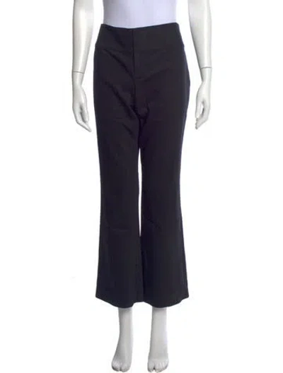 Pre-owned Alice And Olivia Flared Pants In Black