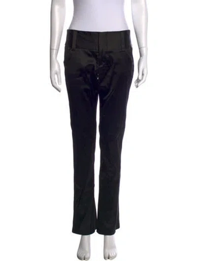 Pre-owned Alice And Olivia Flared Pants In Black