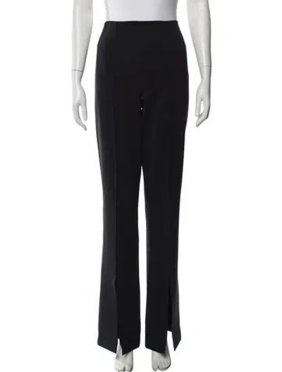 Pre-owned Alice And Olivia Flared Pants In Black