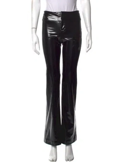Pre-owned Alice And Olivia Flared Pants In Black