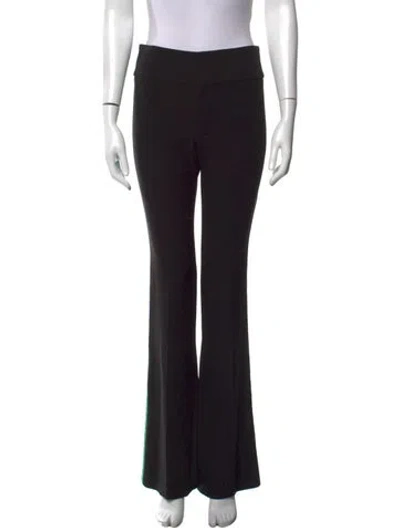 Pre-owned Alice And Olivia Flared Pants In Black