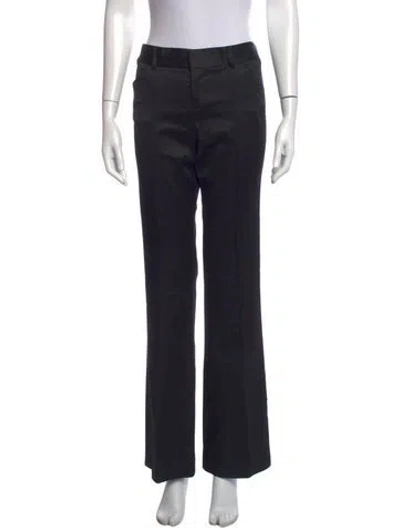 Pre-owned Alice And Olivia Flared Pants In Black