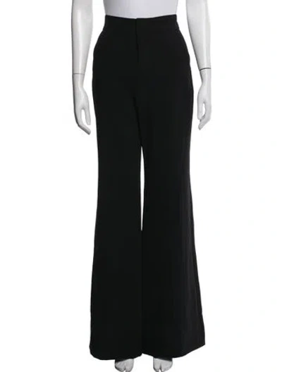 Pre-owned Alice And Olivia Flared Pants In Black