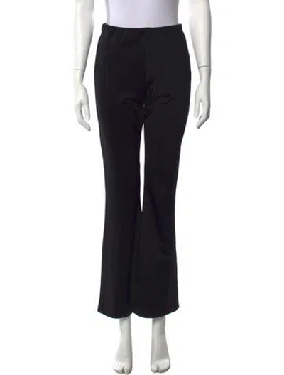 Pre-owned Alice And Olivia Flared Pants In Black