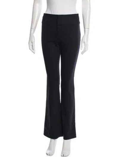Pre-owned Alice And Olivia Flared Pants In Blue
