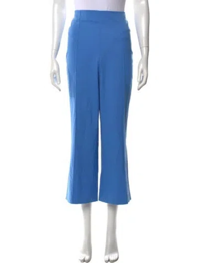 Pre-owned Alice And Olivia Flared Pants In Blue