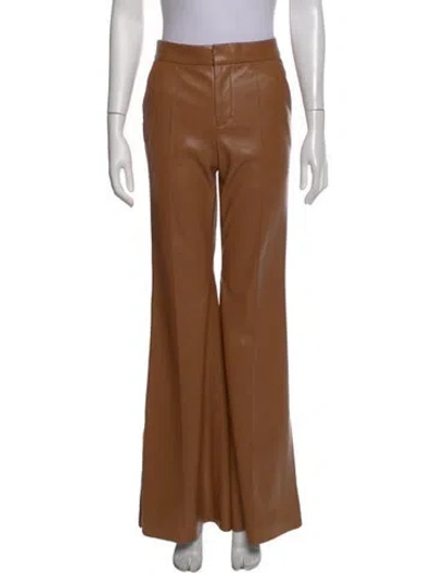 Pre-owned Alice And Olivia Flared Pants In Brown