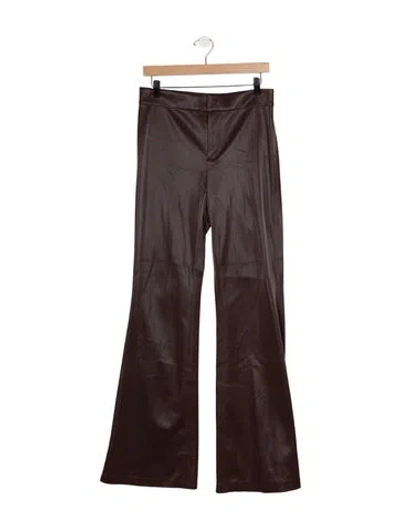 Pre-owned Alice And Olivia Flared Pants In Brown