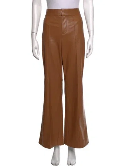 Pre-owned Alice And Olivia Flared Pants In Brown