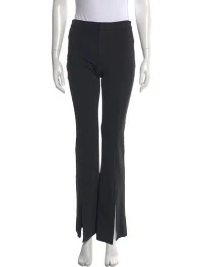 Pre-owned Alice And Olivia Flared Pants In Gray