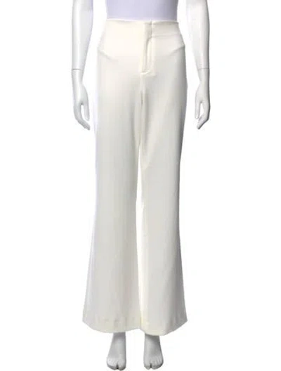 Pre-owned Alice And Olivia Flared Pants In Neutral