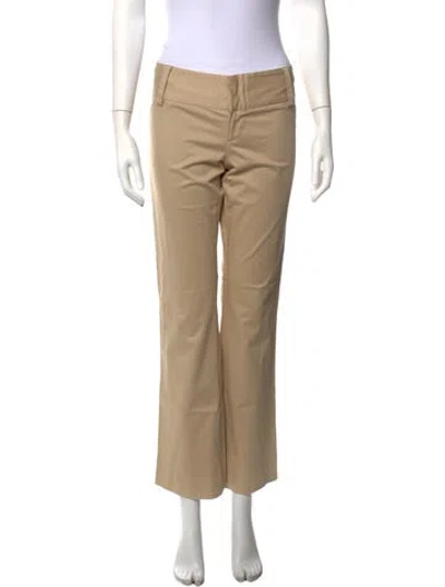 Pre-owned Alice And Olivia Flared Pants In Neutrals