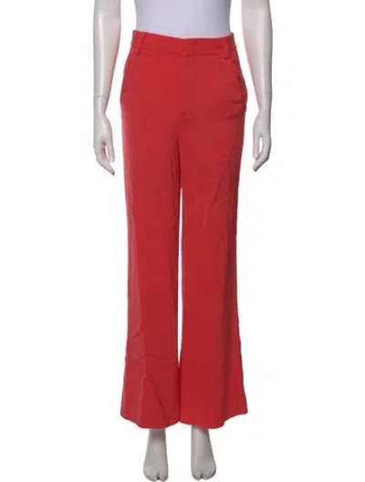 Pre-owned Alice And Olivia Flared Pants In Pink